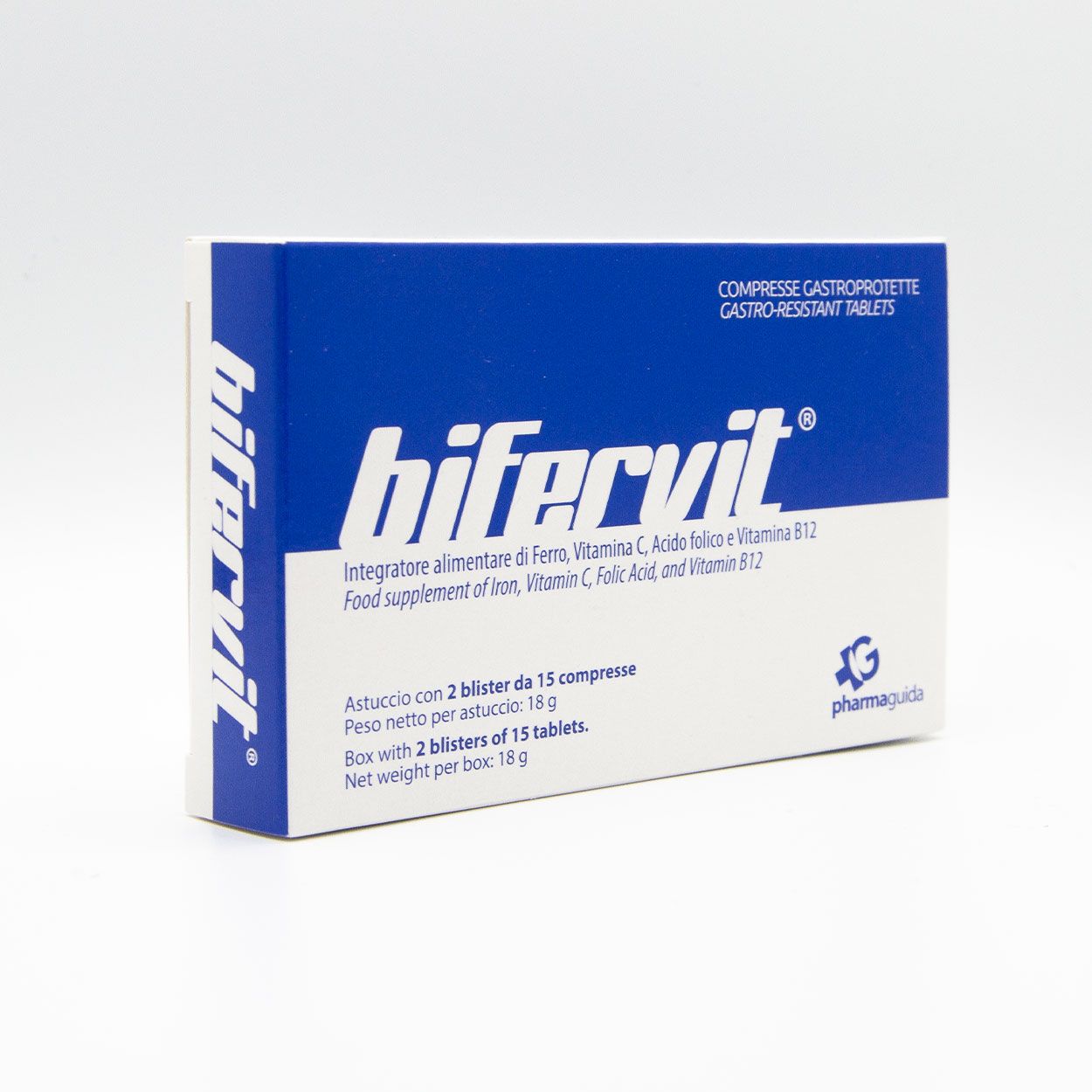 Bifervit Integratore di ferro, acido folico, vitamina C e vitamina B12